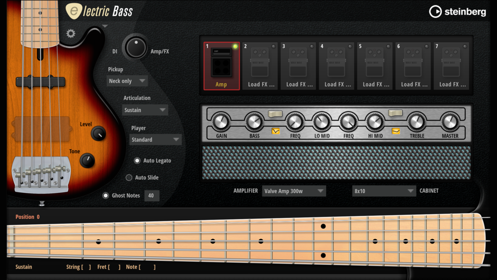 Steinberg deals electric bass